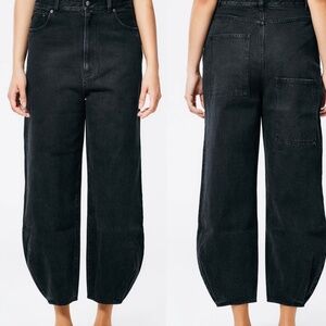 Tibi Black Denim Brancusi Jean - Regular 27 inch inseam